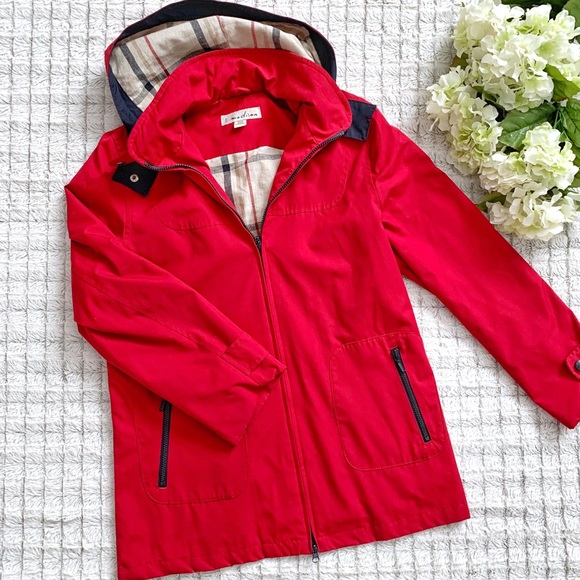 1 Madison Jackets & Blazers - 1 Madison Red Raincoat